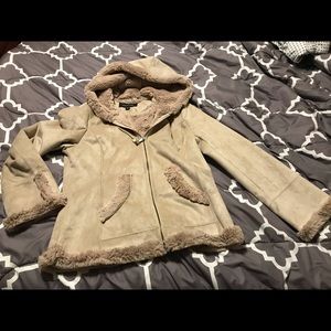 NWT Jones New York suede coat